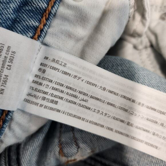 Abercrombie & Fitch High Rise Mom Jean 4/27 SHORT - Picture 6 of 7